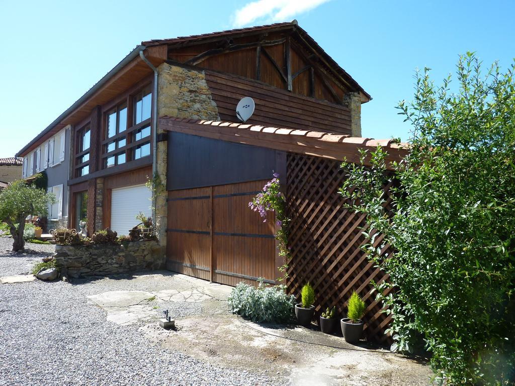 Loft Atypique Bed & Breakfast Villeneuve-de-Riviere ภายนอก รูปภาพ