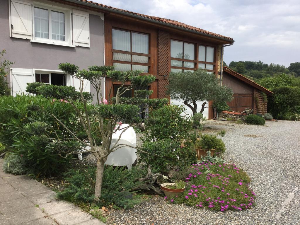 Loft Atypique Bed & Breakfast Villeneuve-de-Riviere ภายนอก รูปภาพ